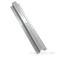 Post di recinzione tipo U rivestito in PVC